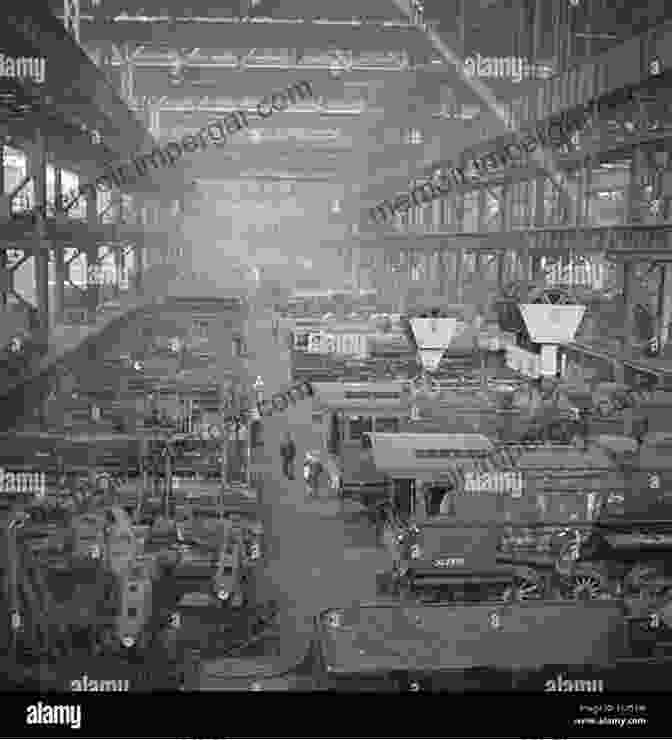 A Group Of Engineers Busy Repairing A Steam Locomotive, Their Faces Etched With Determination. Chicago Central Railroad Images: Railroad Images Along The CC P