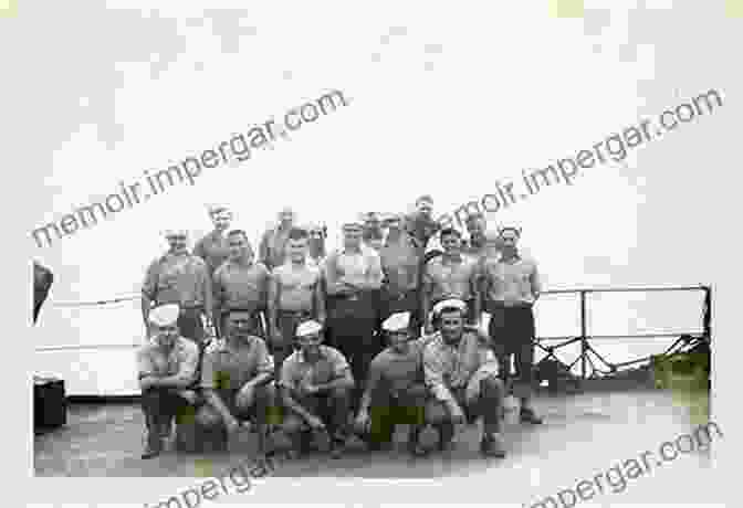 A Group Of Sailors Posing On The Deck Of HMS Bermuda, Their Faces Etched With A Mix Of Determination And Camaraderie. HMS Bermuda Days Peter Broadbent