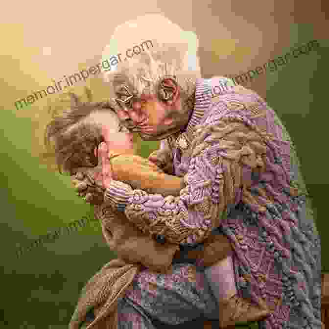 A Loving Grandmother Embracing Her Grandchild Grandma S Love Is Like No Other