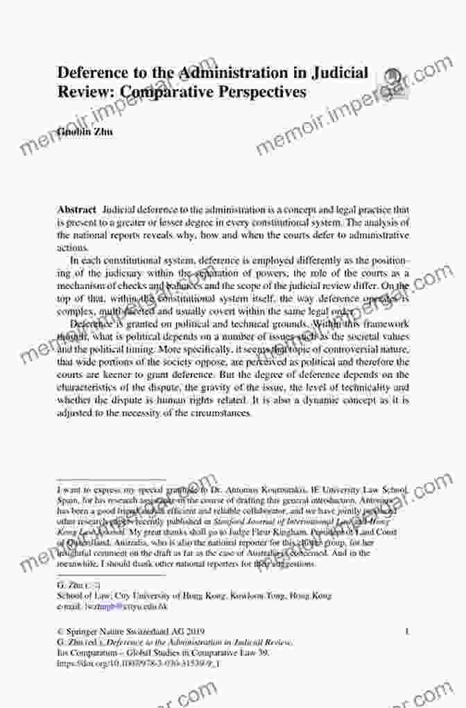 Comparative Perspectives On Judicial Review The Constitutional Value Of Sunset Clauses: An Historical And Normative Analysis