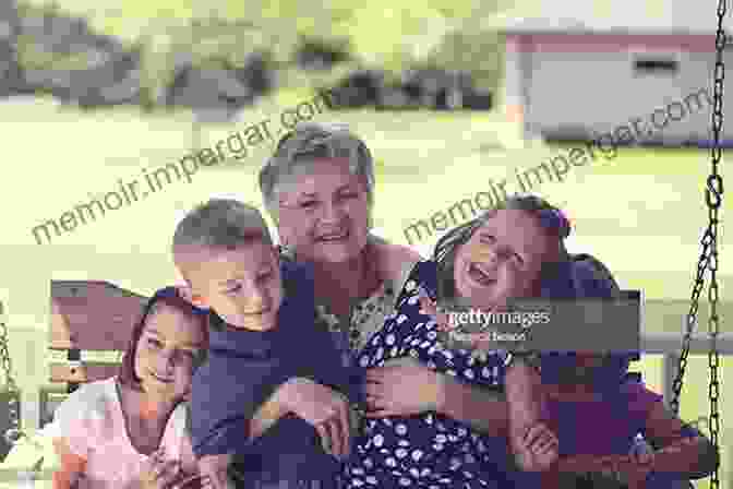 Grandmother Surrounded By Her Grandchildren, Symbolizing The Long Lasting Bond Between Them. Nana S Love Is Like No Other