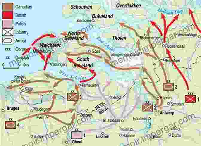 Map Of The Scheldt Estuary Campaign Terrible Victory: First Canadian Army And The Scheldt Estuary Campaign: September 13 November 6 1944