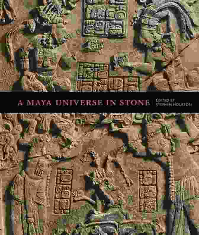 Maya Universe In Stone Book Cover Featuring A Majestic Mayan Pyramid A Maya Universe In Stone